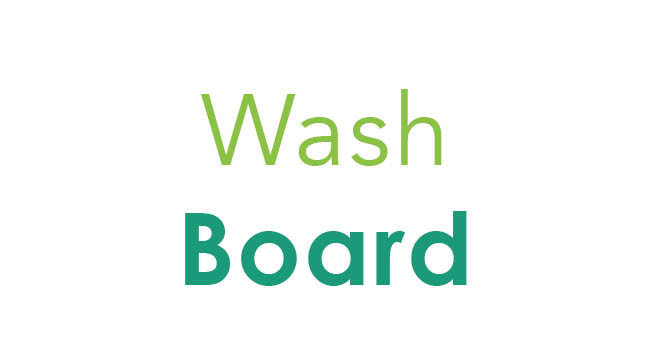 Wash Board Graphic